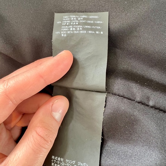 Hedi Slimane Suede Fringe Jacket, Saint Laurent, Snake print, new with tags - Picture 11 of 14